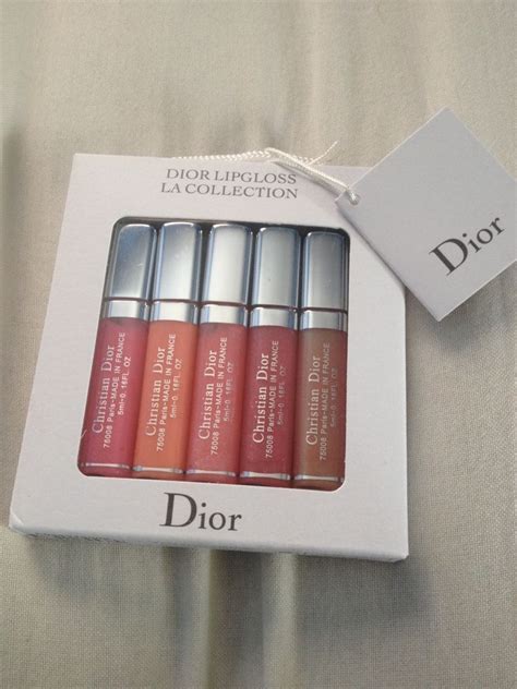 dior lip gloss box|christian Dior lip gloss set.